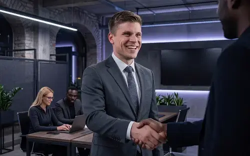 Jack Knight coaching a SWORD client on landing the offer